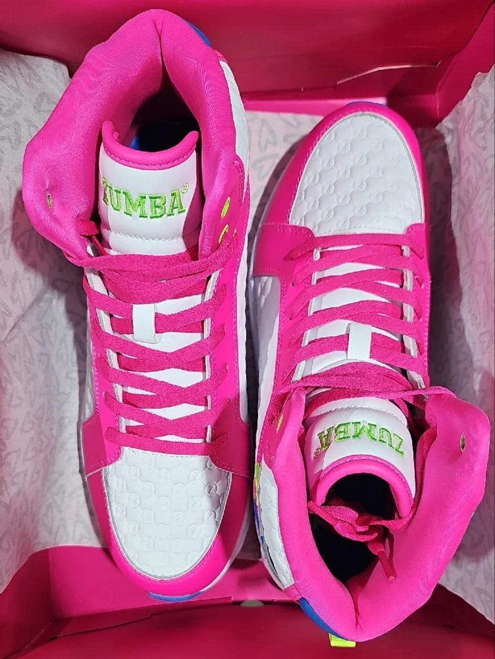 Zumba Air Boss- Pink White -9.5-NEW